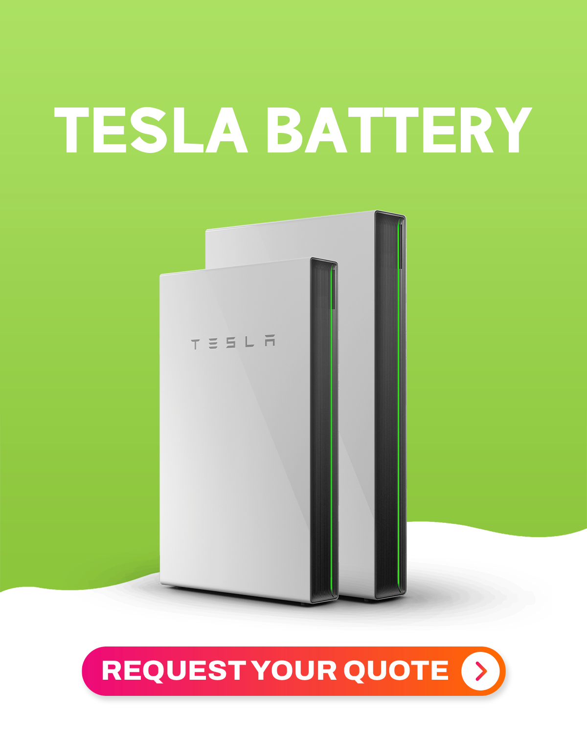 Tesla Battery By Greenlight Solar