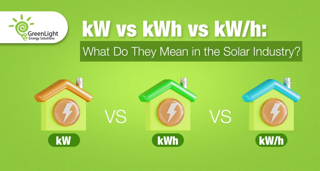 kW vs kWh vs kWh What Do They Mean in the Solar Industry