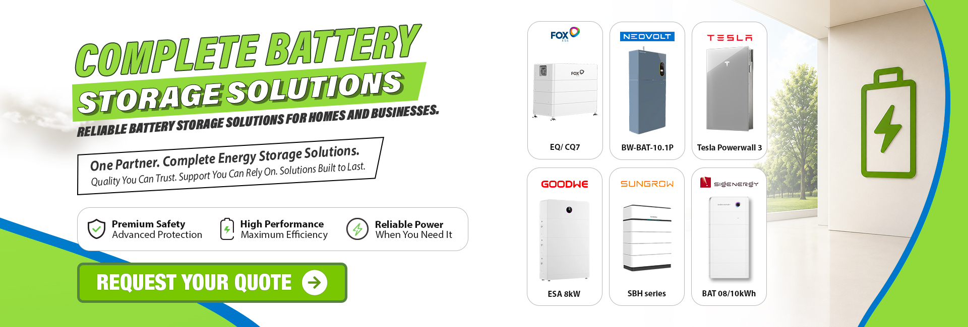 Greenlight battery banner