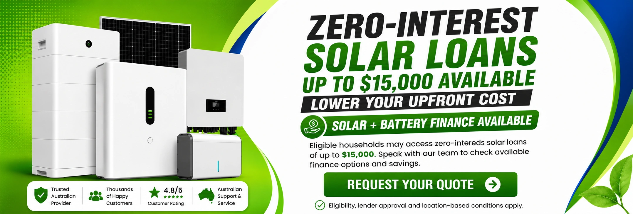 Zero-Interest Solar Loan - Banner