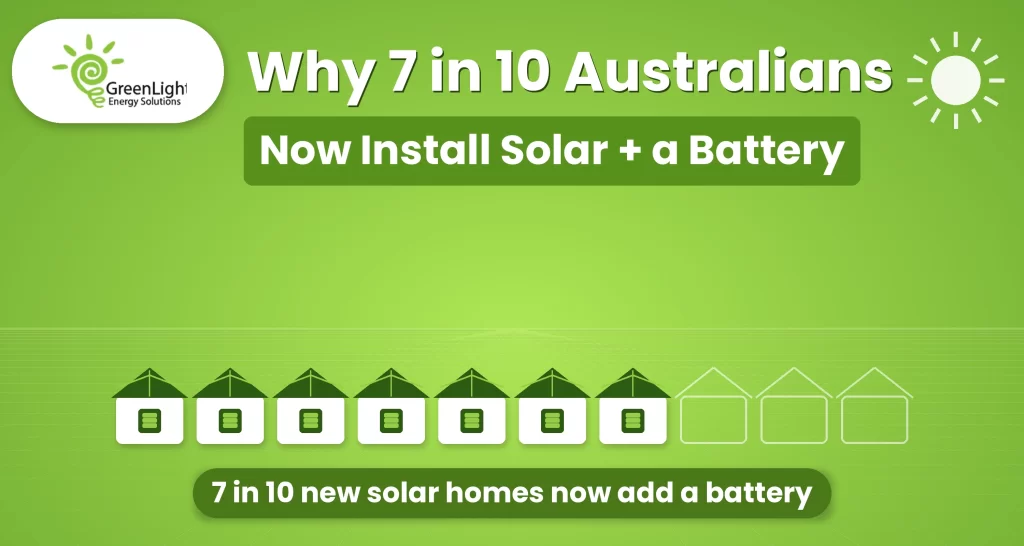 Why 7 in 10 Aussies Now Add a Battery With Solar